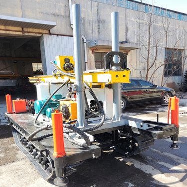 高速路铁路两侧加固高压旋喷桩机 小型旋喷钻机厂家 可加履带可分离