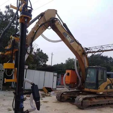 挖掘机改装潜孔钻机 隧道工地矿山挖改钻机 多角度打孔凿岩机