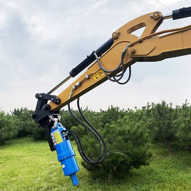 光伏桩液压钻机 挖改螺旋钻机 挖坑挖树洞电线杆 螺旋打桩机 松嘉