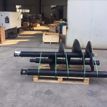 奥莱 螺旋钻机 合金钻头钻机 液压动力头螺旋打桩机