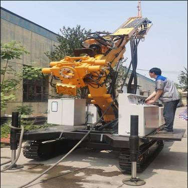 隧道注浆150旋喷桩机 多功能旋喷钻机厂家 履带锚固钻机