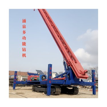 多功能钢管桩钻机注浆钻机动力头高压泵钻喷台车