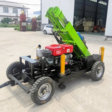 高支腿潜孔钻机 冲击器钻头岩层破碎设备 多角度打孔注浆加固机器