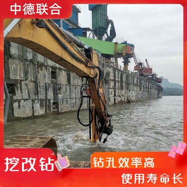 房屋地基钻土机挖改液压潜孔钻机 20米风动打孔矿山锚杆支护