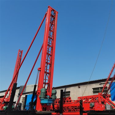 双轴高压抗浮锚杆 大型双油缸加压钻喷一体台车