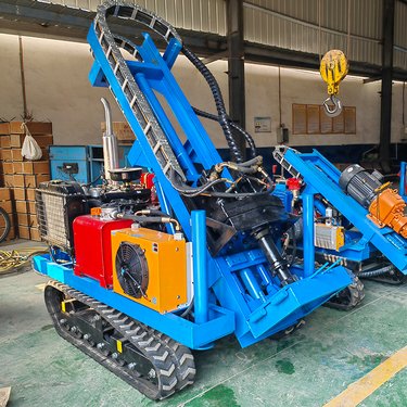 680F履带式地基加固钻机 自走全液压多功能潜孔钻 冲击引孔楼房打桩