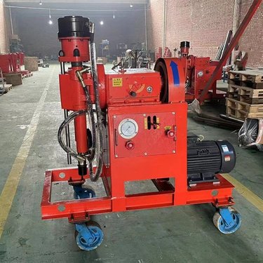 液压坑道钻机双液泵配套打孔设备50孔取芯打孔注浆机
