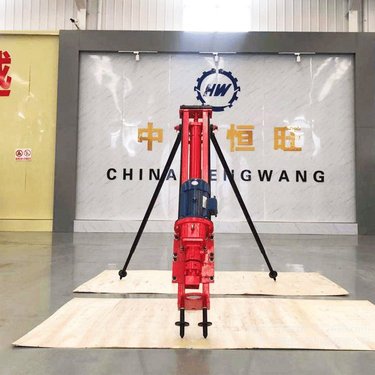 山东恒旺YQ潜孔钻机 风动支架式凿岩机 边坡支护钻机