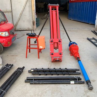 河南商丘高效率隧道矿山施工凿岩钻孔湖南株洲QKZ-100D气电两用潜孔钻机