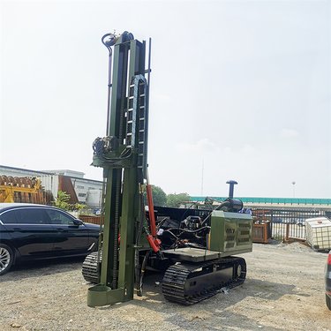 山区深孔打桩机 大扭矩光伏液压打桩设备 冲击潜孔钻机