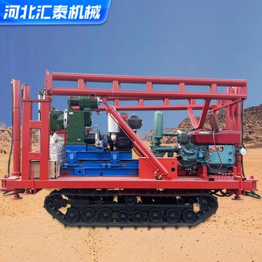 中浅孔文登GJ-240-2A履带勘查岩芯钻机 液压地质取芯钻井机