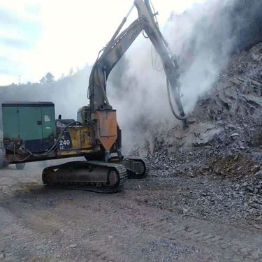 ZDLH-60挖改潜孔钻机 挖掘机改装打桩钻孔机 矿山开采