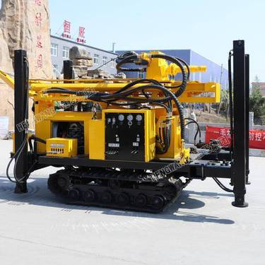农用打井机 工民打井 气动岩石钻机 高支腿气动钻机 履带式打水井机