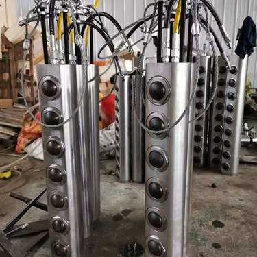 聚仁 新款劈裂机 矿山液压岩石劈裂棒 开石机凿岩机