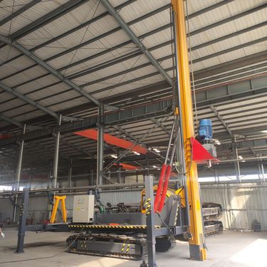 柴油式液压气动植桩机 农村建房静压机 小型旋挖钻机锁杆打桩机