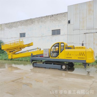 售全液压新型护坡钻机 多功能锚杆钻孔机 油电两用履带锚固打桩机