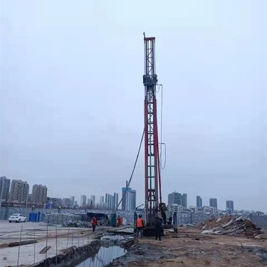 多功能抗浮锚杆打桩机 双油缸加压钻喷一体台车