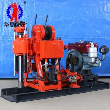 150型岩石多功能水井钻机 石层柴油动力打井机进尺快