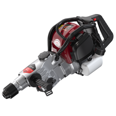 劲禾汽油钻孔机小型岩石汽油镐挖岩蜜冲击钻开山凿岩机破碎汽油钻