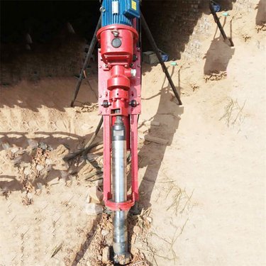 广西柳州 打孔液压式潜孔钻机青海海东柱架式潜孔钻机