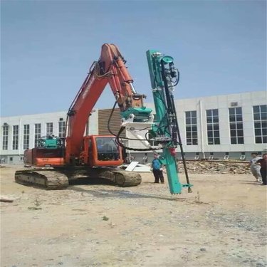 隧道用挖机改装潜孔挖改打孔钻矿山破碎潜孔钻车液压凿岩机