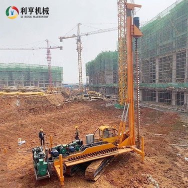 XWDJ-25履带机锁杆旋挖钻机 25m柴油款地基加固打桩机