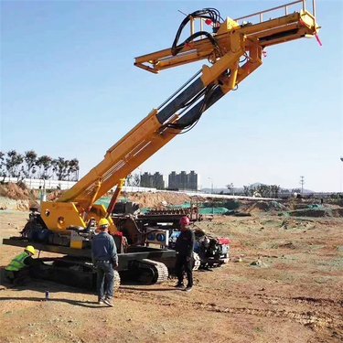 山体护坡高臂式隧道钻机 隧道加固支护钻机 履带式一体机 宏海