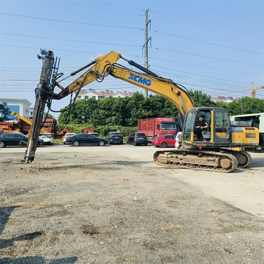 多油缸调节挖改光伏钻机 各型号挖掘机改装螺旋钻机 矿山凿岩引孔机