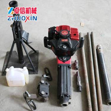 山东卓信牌QTZ-1便携式取土钻机，QTZ-3单人土壤取样钻机多功能