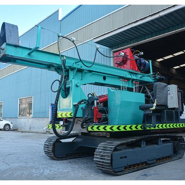 德信护坡锚杆锚固钻机 履带式基坑边坡支护打孔机 电动液压两用