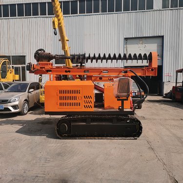 小型潜孔钻机 多功能螺旋钻孔挖坑机 挖改光伏打桩机