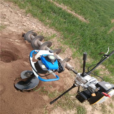 大功率款地下栽杆打洞机 捷亚 JYD-196A光伏桩钻孔机