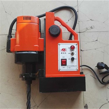 业兴小型工业级磁座钻 多功能磁吸钻孔机 便捷式磁力钻机