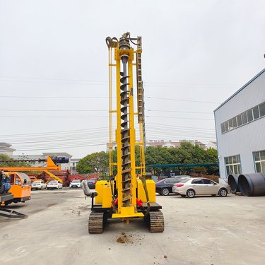 多角度矿山炮眼打孔机 柴油全液压光伏打桩机 履带式多功能螺旋钻机