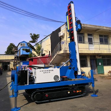 150D扩大头抗浮锚杆钻机 电动链轨式高压旋喷桩机钻机