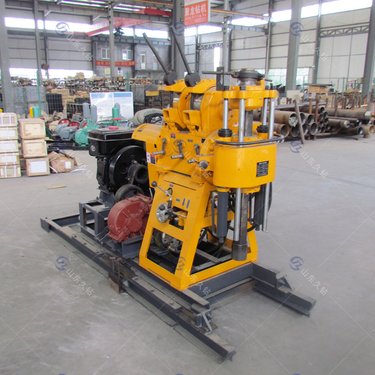 液压岩芯钻机 地表矿山探矿钻探机 200米岩石钻孔取芯机