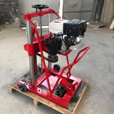 百一有的地面钻孔取芯机 小型汽油水钻机 混凝土钻孔机