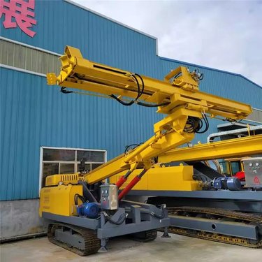 机场地铁深坑支护加固锚杆钻机 360度旋转履带底盘 爬坡能力强