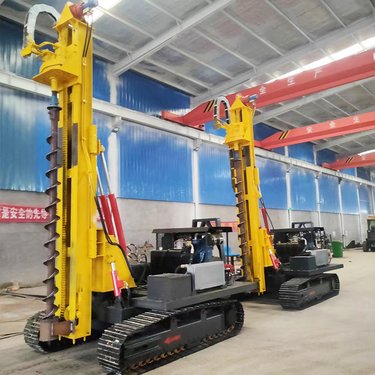 护栏打桩机公路打拔钻孔一体机多功能钻机器