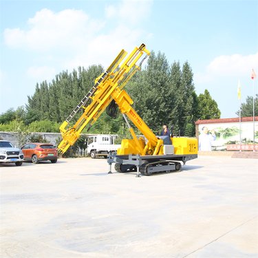 高边坡锚固钻机 履带基坑支护加固潜孔钻机 柴油液压工程锚杆钻孔机