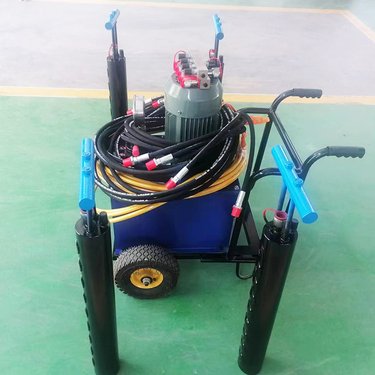 奥莱 岩石劈裂棒 煤矿用开石机 凿岩机 大型劈裂机设备