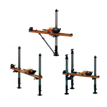 小型轻便气动架柱式探水钻机 打煤用全风动泄压钻机