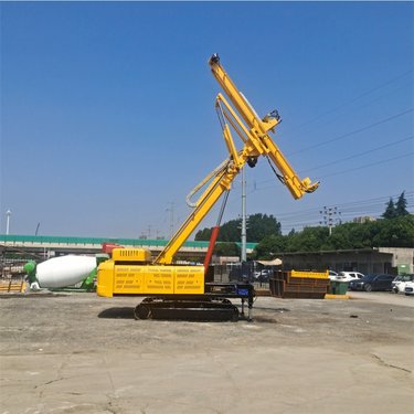 多功能隧道打锚杆锚固锚索钻机 履带式高举6-9米水平潜孔钻机