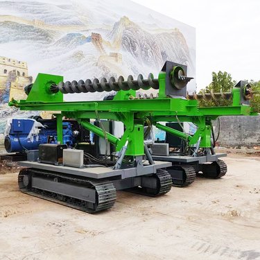 多功能公路履带压桩机 可旋转 高原液压潜孔钻机 n履带式螺旋钻孔机