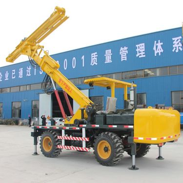 隧道施工打孔履带钻机 柴动加固钻注一体机设备小型潜孔钻机