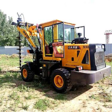 线杆钻眼机 二手装载机 光伏地桩钻机 铲车型 拖拉机型 挖掘机型 洪涛