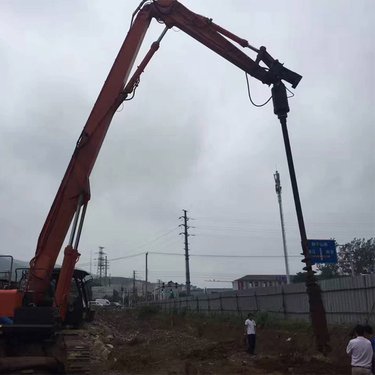 挖掘机小型液压螺旋钻洞机 多功能合金钻头钻机