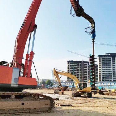 卡博恩 螺旋钻机 履带式多功能旋挖钻机 电线杆钻孔引孔机