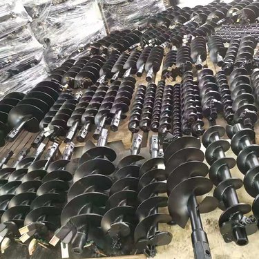 挖机螺旋钻机 电线杆钻孔引孔机 工地旋转钻孔机