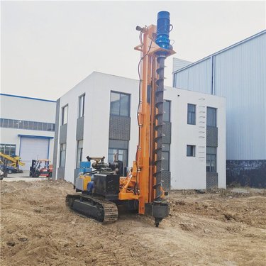 全新砸桩自行走钻机 液压快速旋挖钻车 履带式挖改光伏打桩机